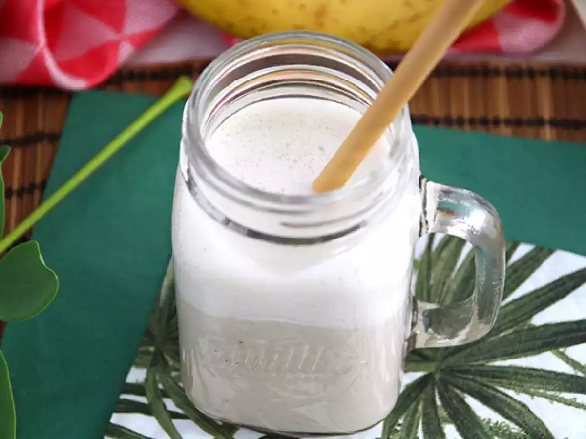 Milkshake pisang vegan - foto 4