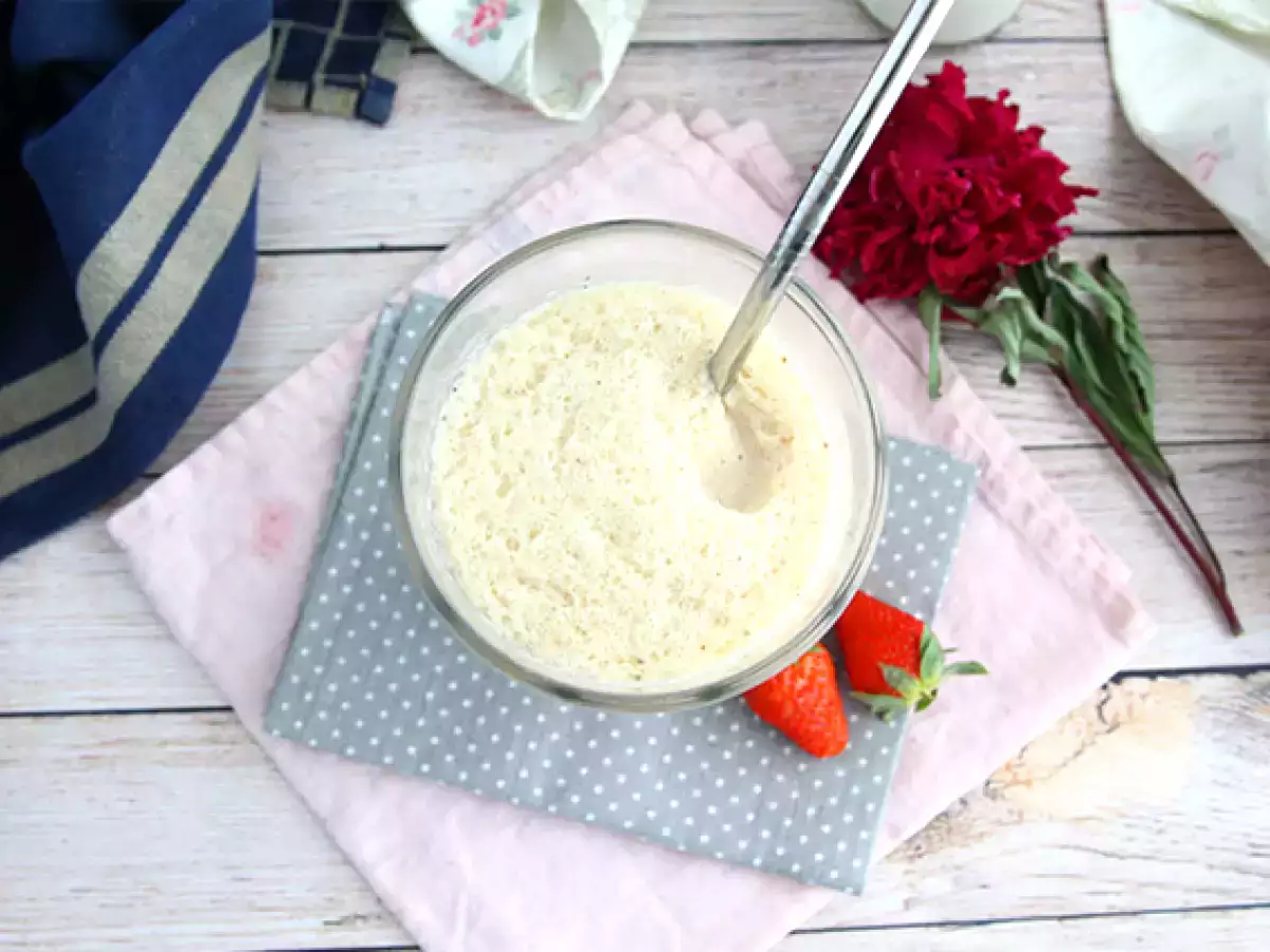 Milkshake stroberi dan vanila - foto 4