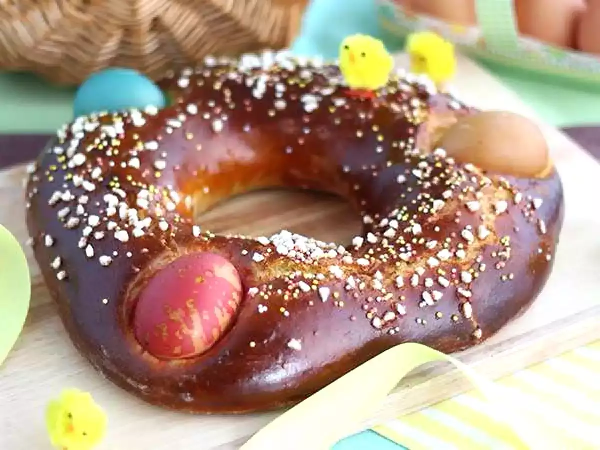 Mouna, brioche Paskah tradisional - foto 3