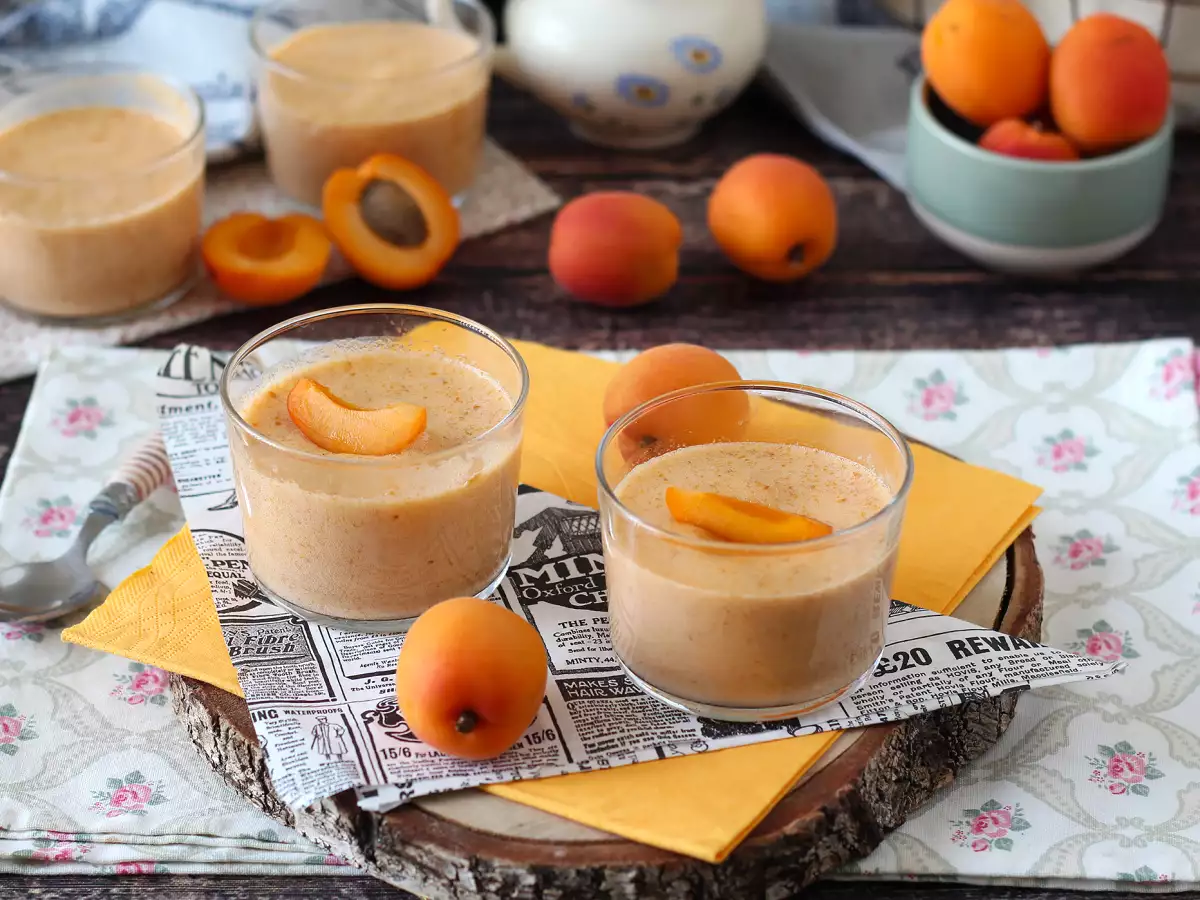 Mousse Aprikot yang Mudah Dibuat, Tanpa Dipanggang dan Hanya dengan Sedikit Bahan! - foto 2