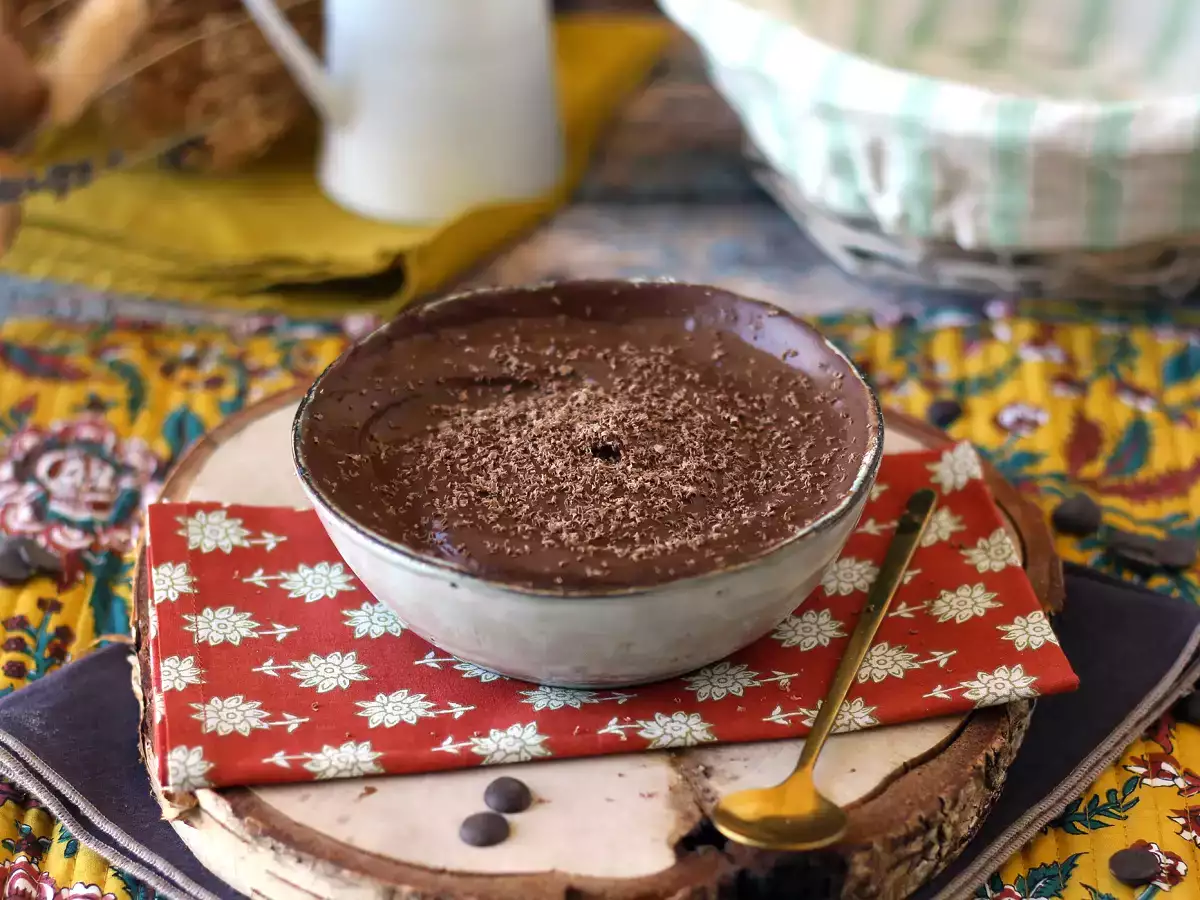 Mousse cokelat dengan protein whey - foto 6