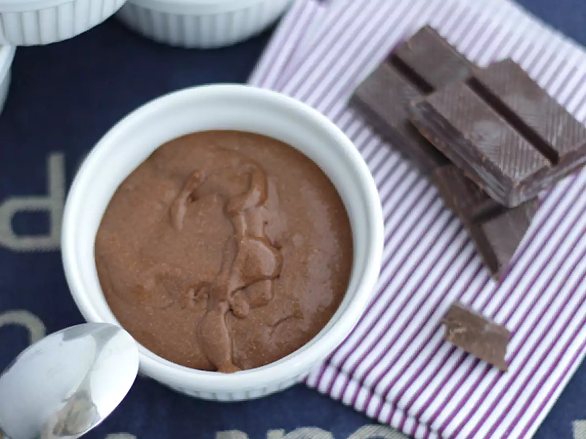 Mousse cokelat yang ringan dan mengembang - foto 4