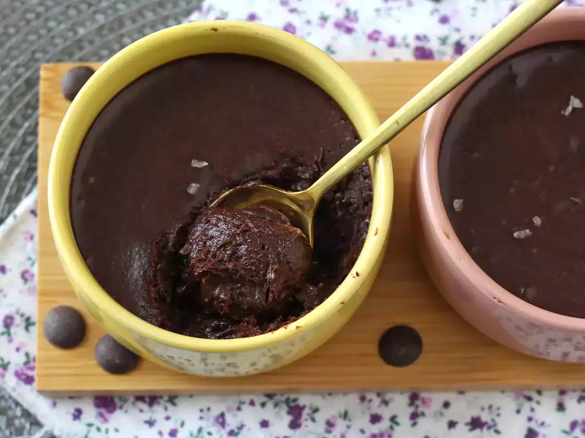 Mousse cokelat yang sempurna, sangat lezat dengan sedikit rasa garam - foto 9