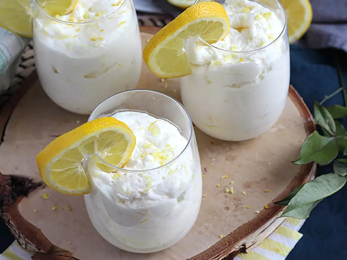 Mousse lemon yang mudah - foto 3