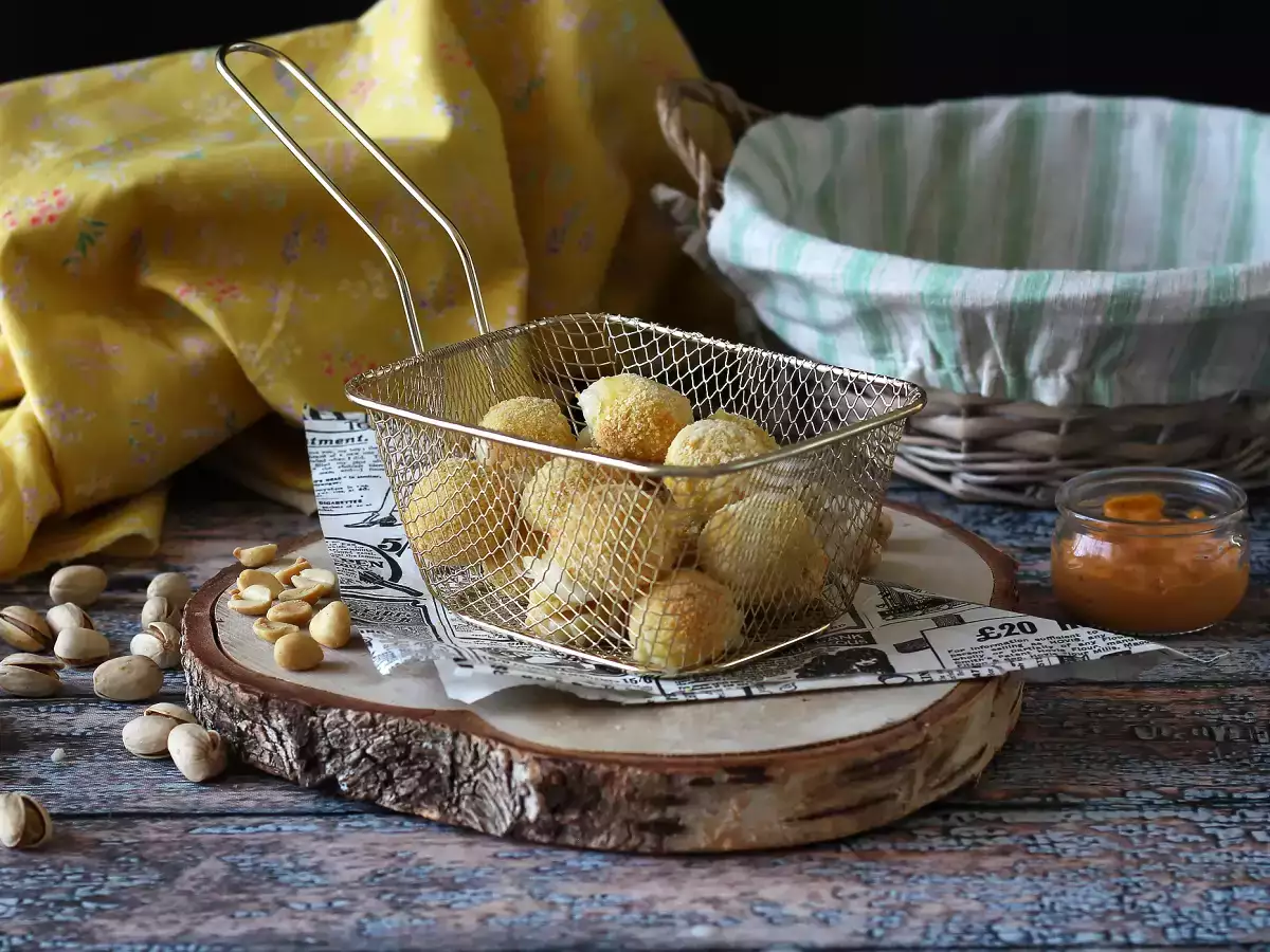 Mozzarelline dalam penggorengan udara - foto 3