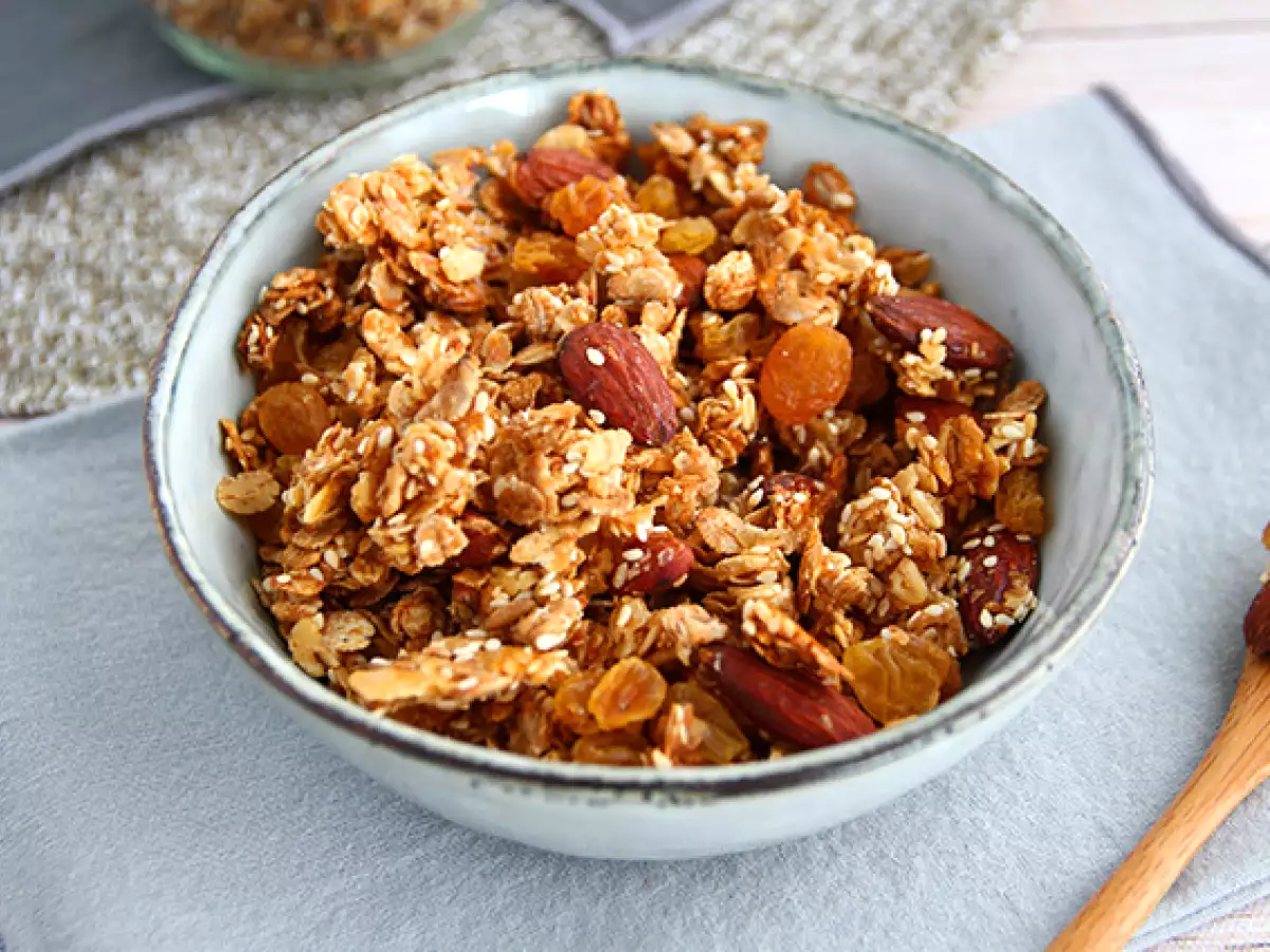 Muesli atau granola buatan sendiri - foto 3