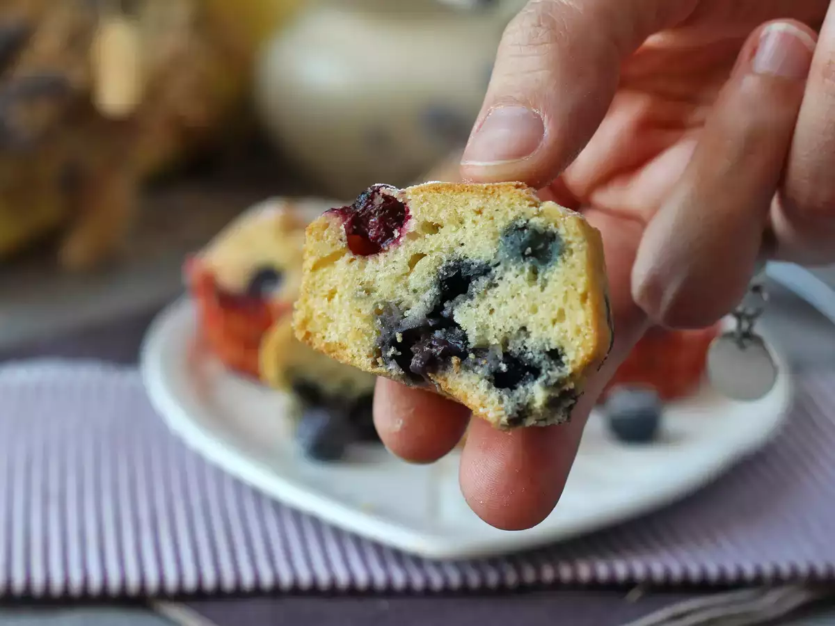 Muffin Blueberry Mini ala Tourte des Pyrénées - foto 8