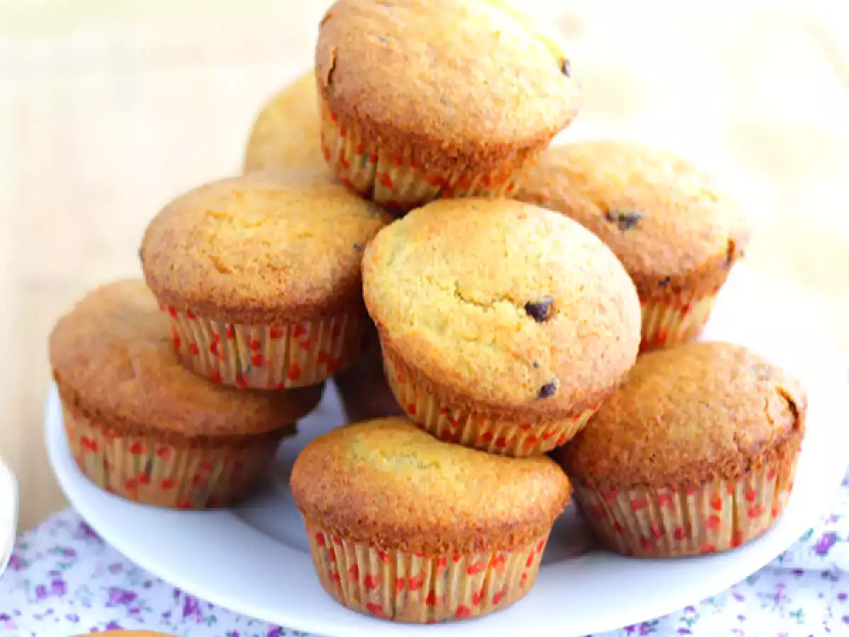 Muffin chocolate chip, resep Amerika - foto 3