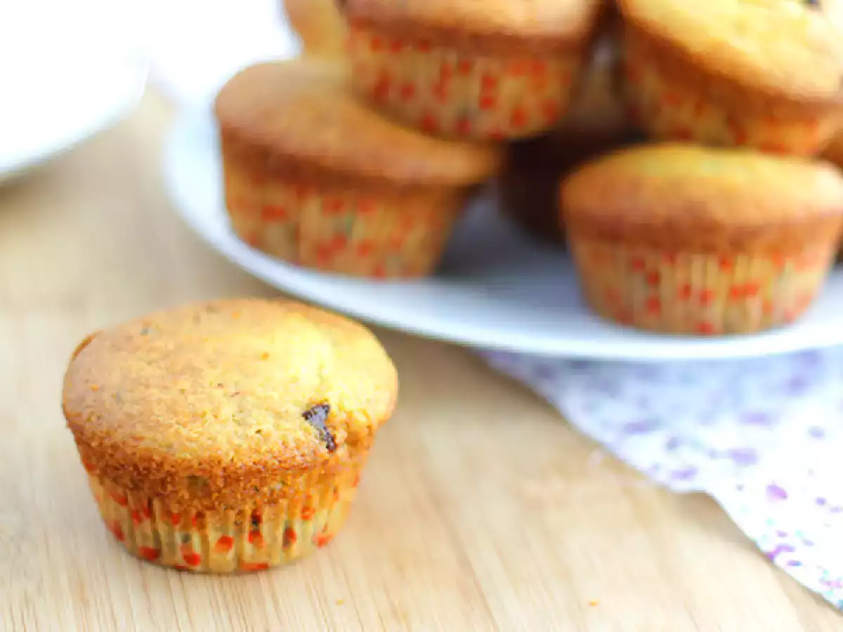 Muffin chocolate chip, resep Amerika - foto 4