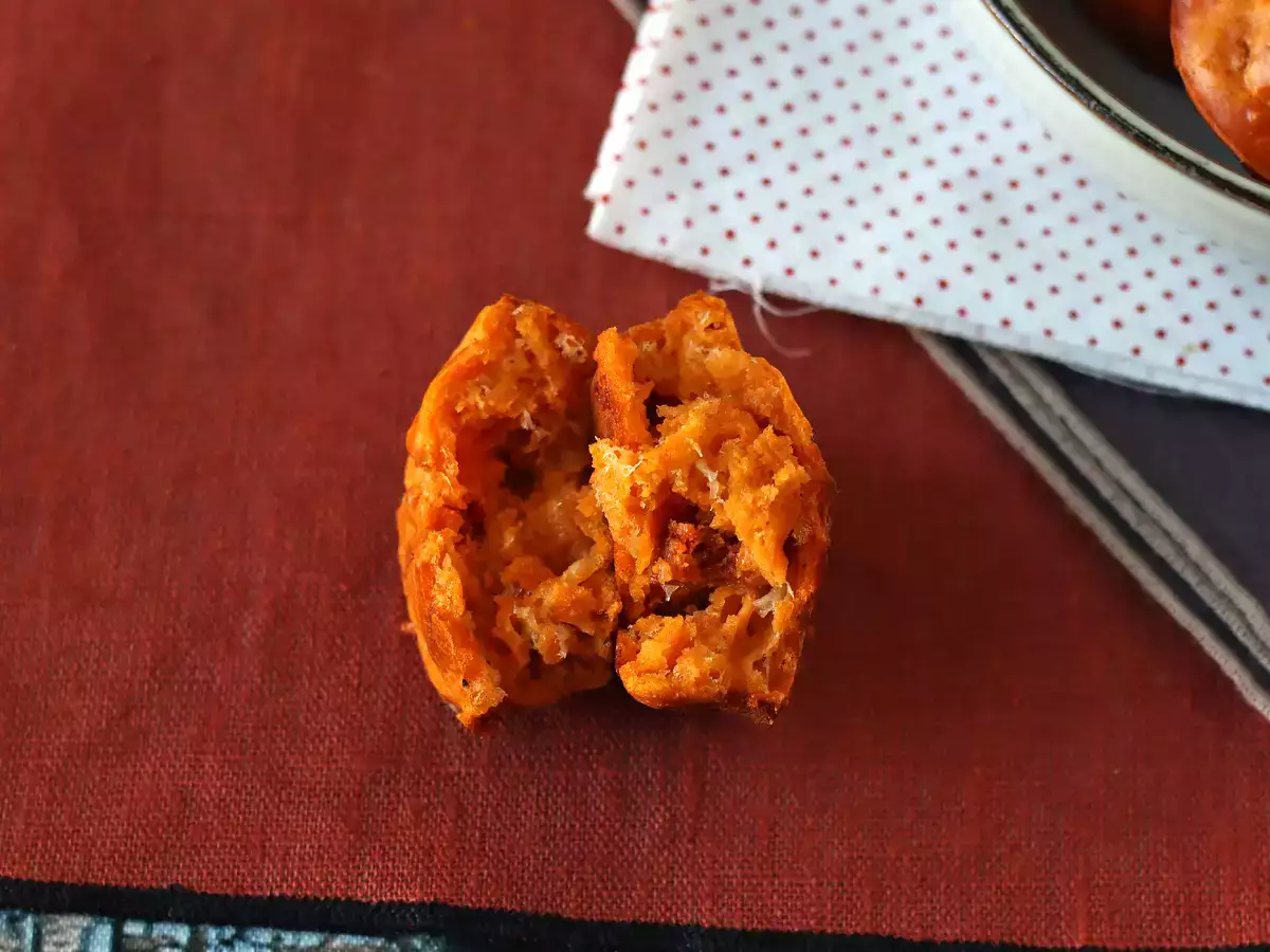 Muffin chorizo yang lembut dan pedas - foto 4