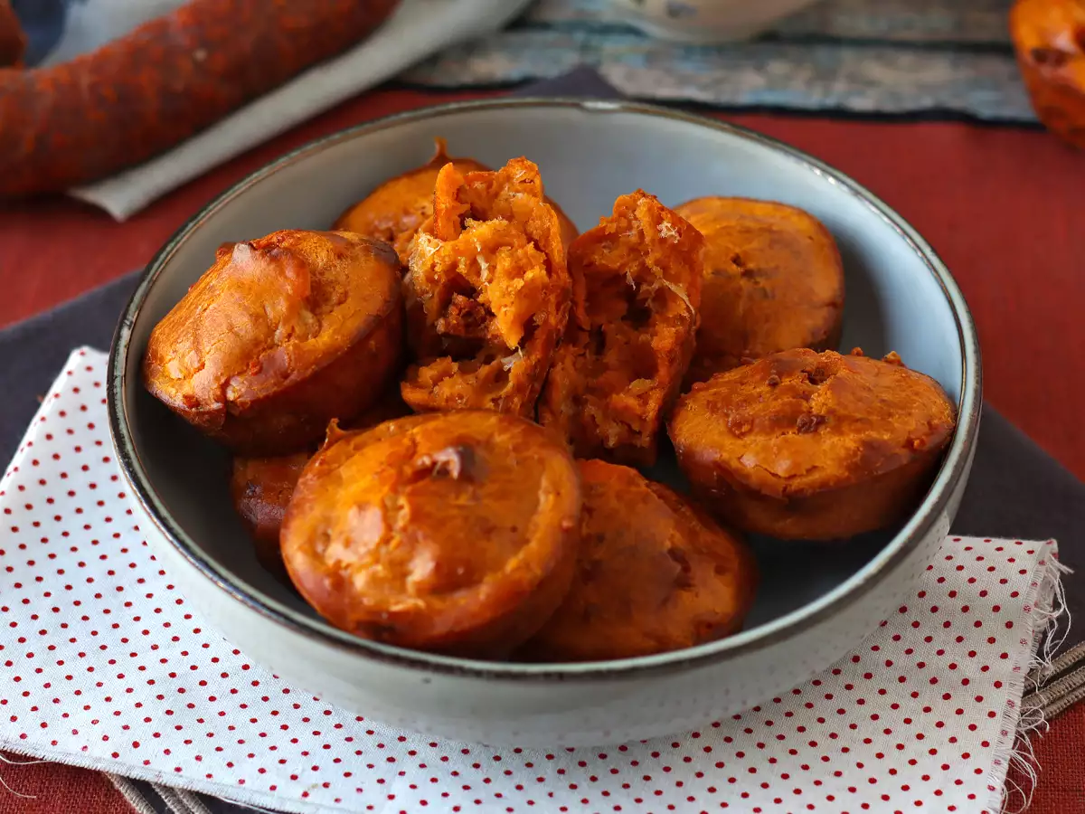 Muffin chorizo yang lembut dan pedas - foto 5