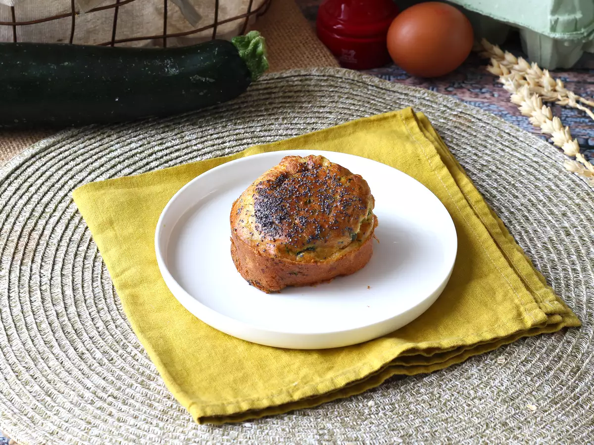 Muffin cukini dalam penggorengan udara: resep yang ringan dan lembut - foto 5