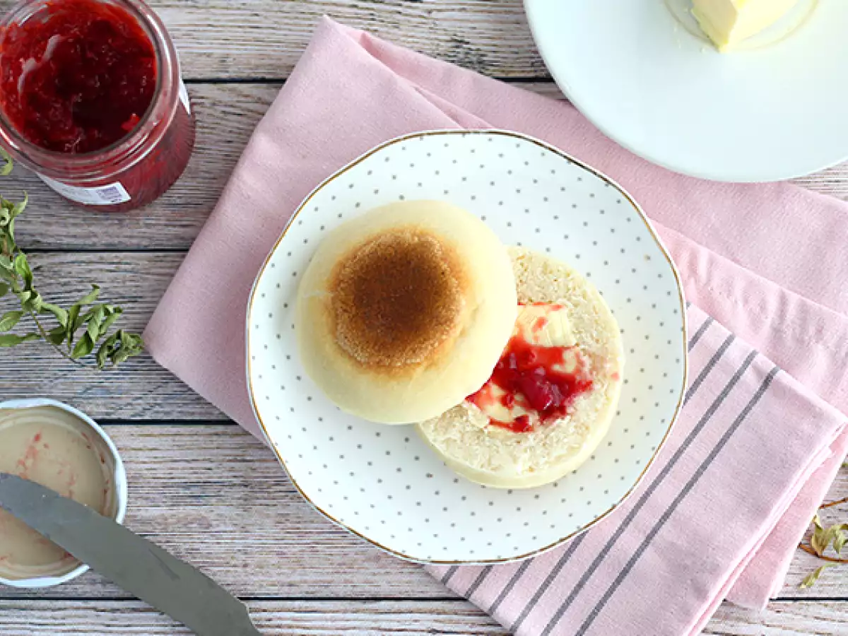 Muffin Inggris (Mudah dan Empuk) - foto 3