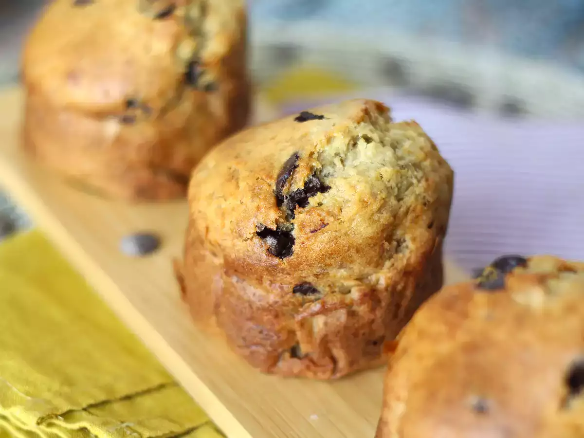Muffin pisang dan chocolate chip ekstra gourmet - foto 5