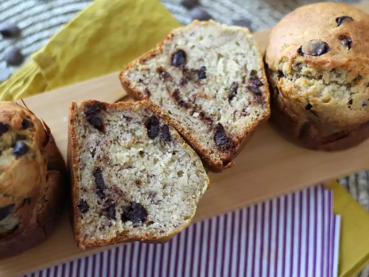 Muffin Pisang dengan Choco Chips yang Super Lezat - foto 2