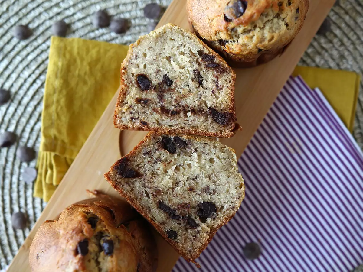 Muffin Pisang dengan Choco Chips yang Super Lezat - foto 4