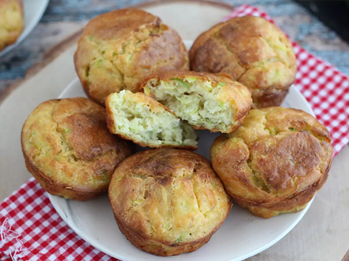 Muffin Zukini dan Keju Kambing - foto 4