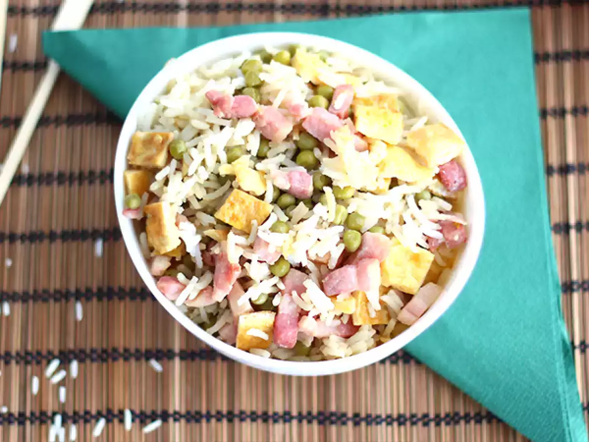 Nasi Kanton ekspres, resep yang mudah - foto 2