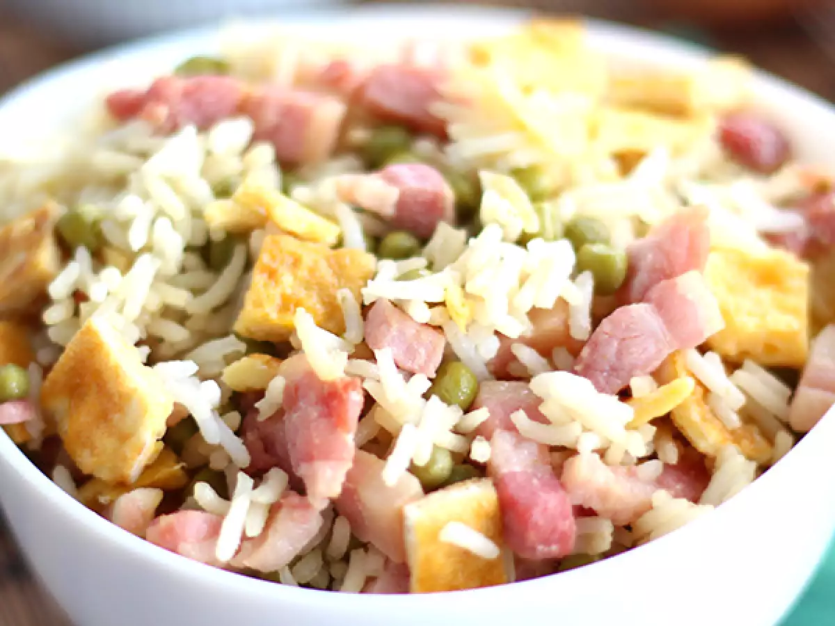 Nasi Kanton ekspres, resep yang mudah - foto 3