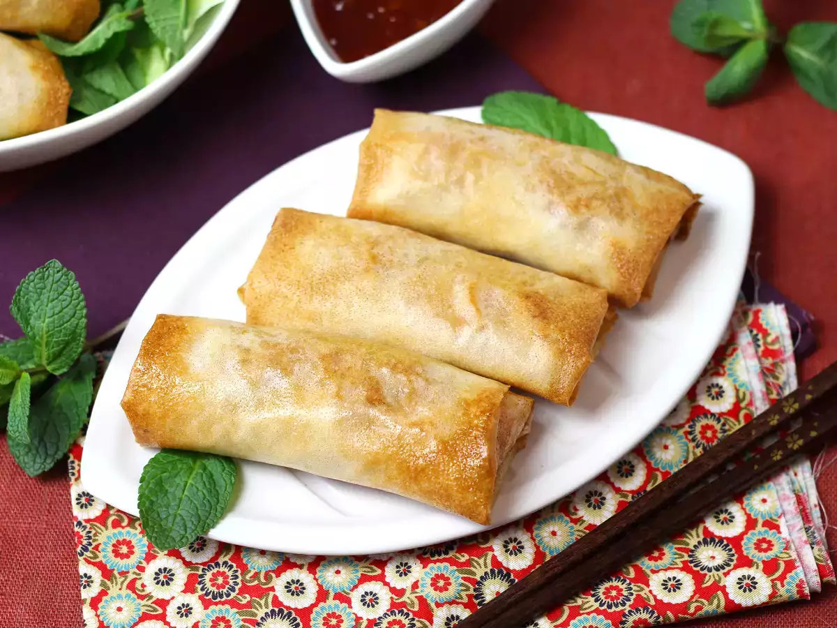 Nem udang dengan penggorengan udara - foto 4