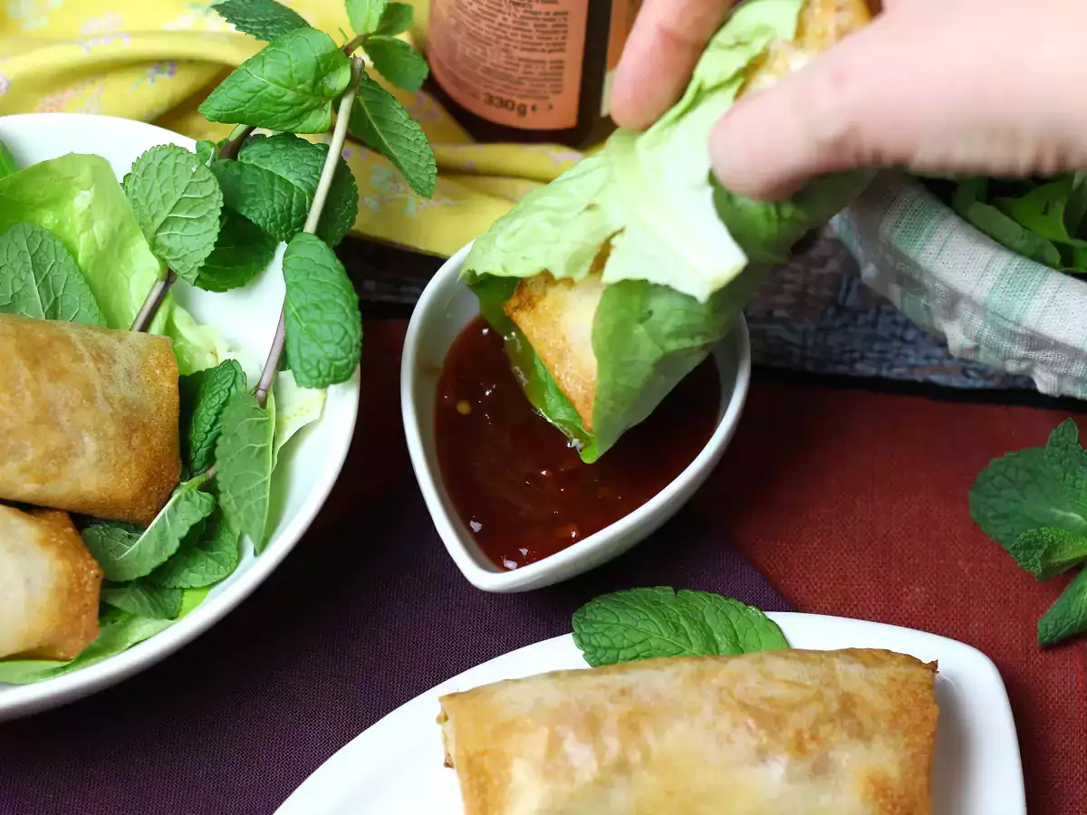 Nem udang dengan penggorengan udara - foto 6