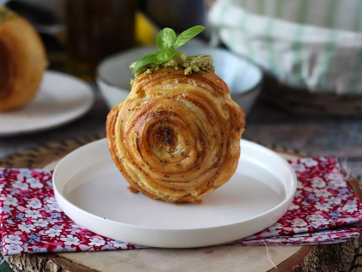 New York roll gurih mudah dengan pesto dan keju krim, hanya 4 bahan - foto 5