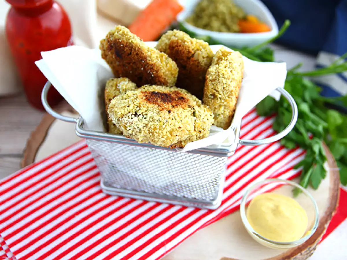 Nugget ayam dengan kacang polong wortel - foto 4