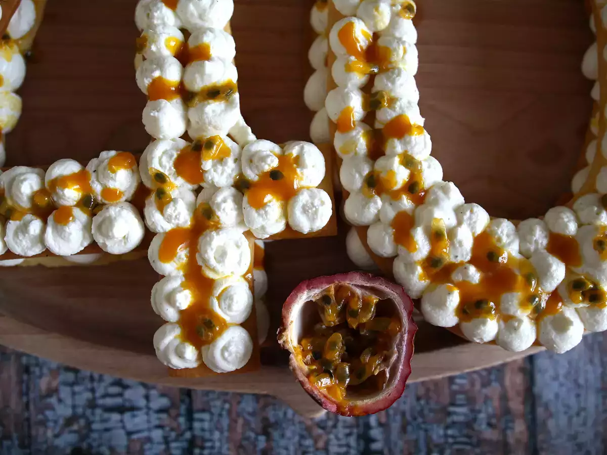 Number cake eksotis dengan mangga dan markisa - foto 4
