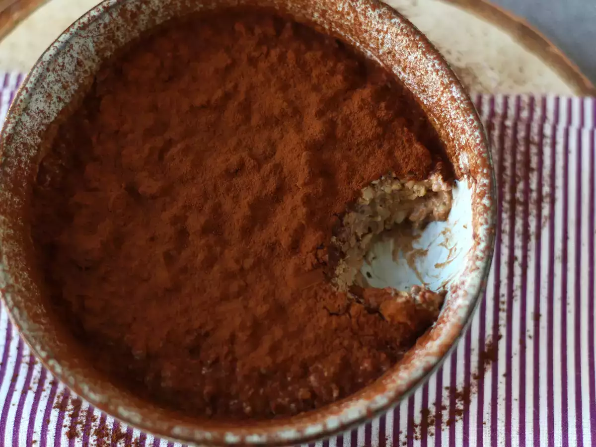 Oat semalam dengan rasa tiramisu, sarapan kopi dan cokelat yang sempurna! - foto 2