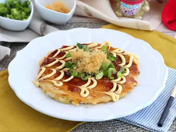 Resep Okonomiyaki - telur dadar jepang