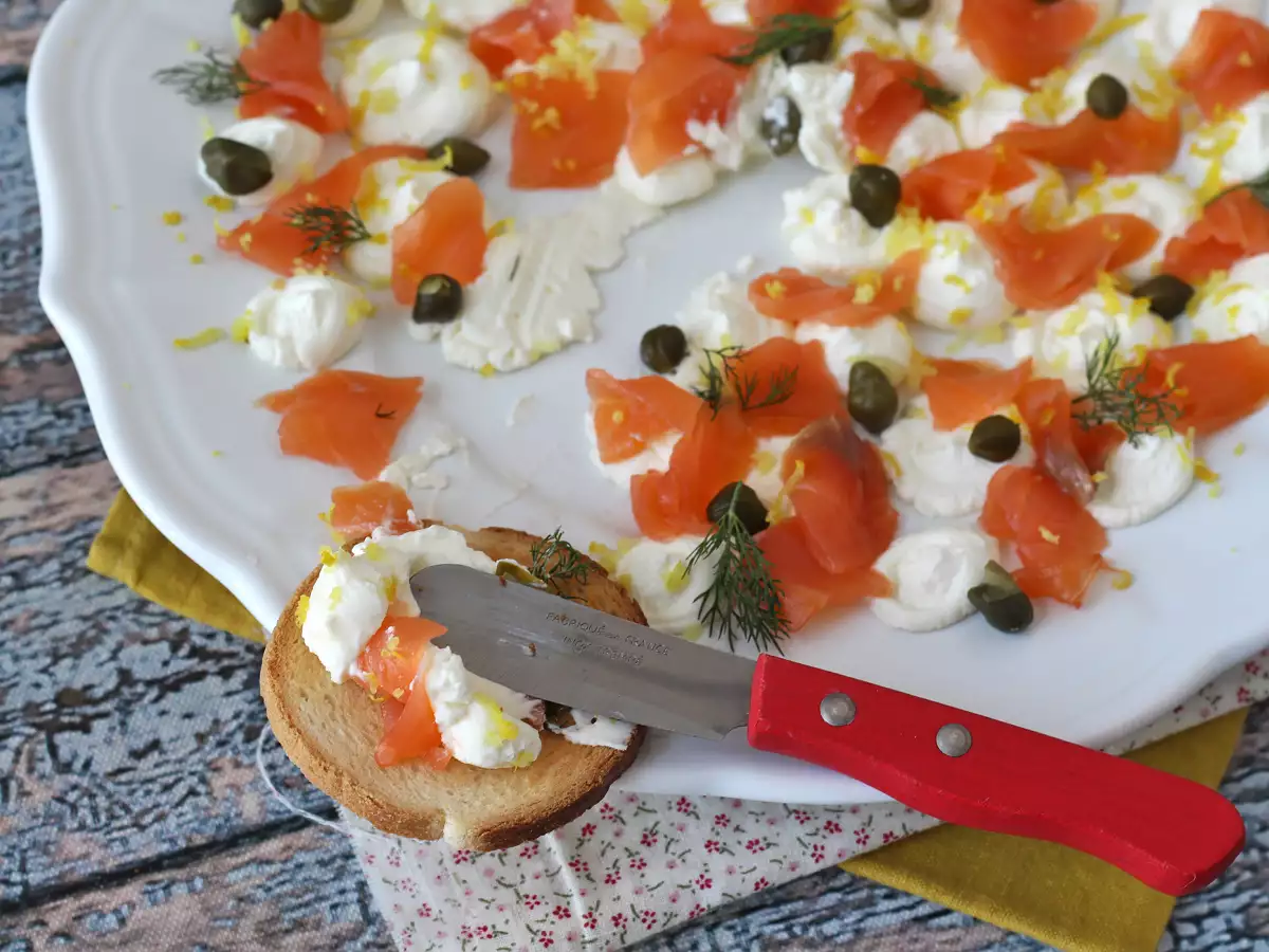 Olesan minuman beralkohol salmon asap - foto 4