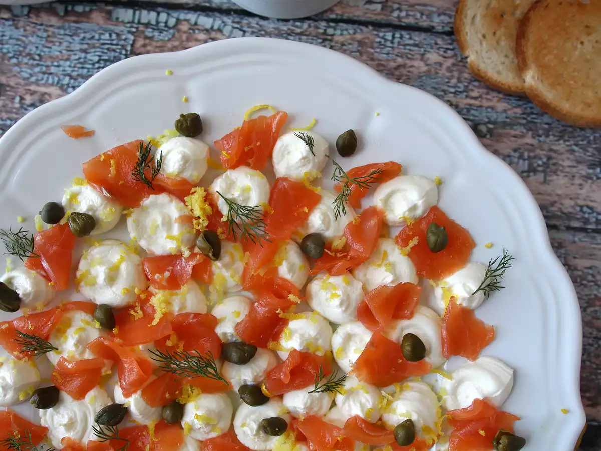 Olesan minuman beralkohol salmon asap - foto 5