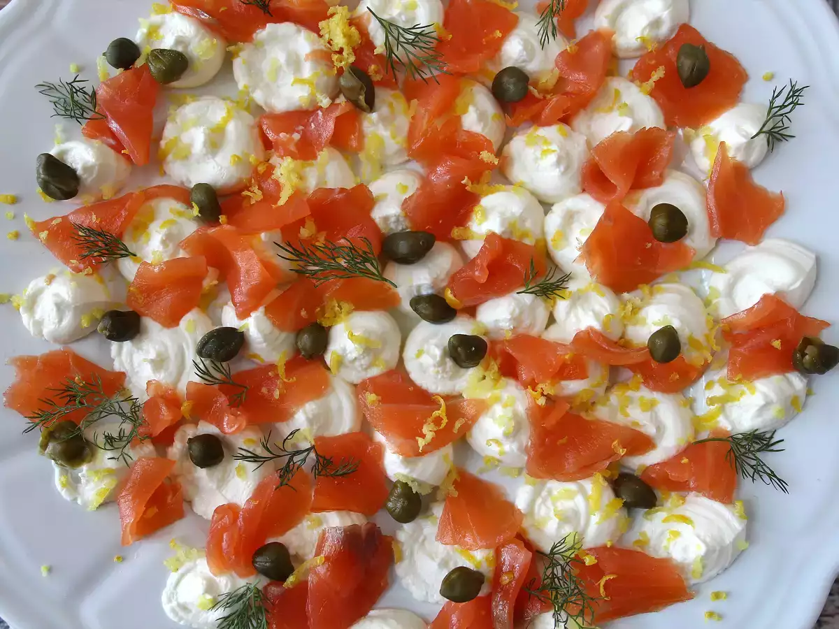 Olesan minuman beralkohol salmon asap - foto 6