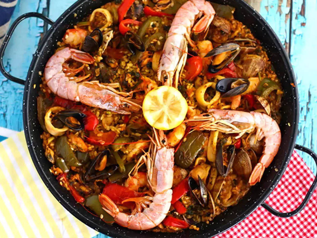 Paella hidangan laut - foto 2