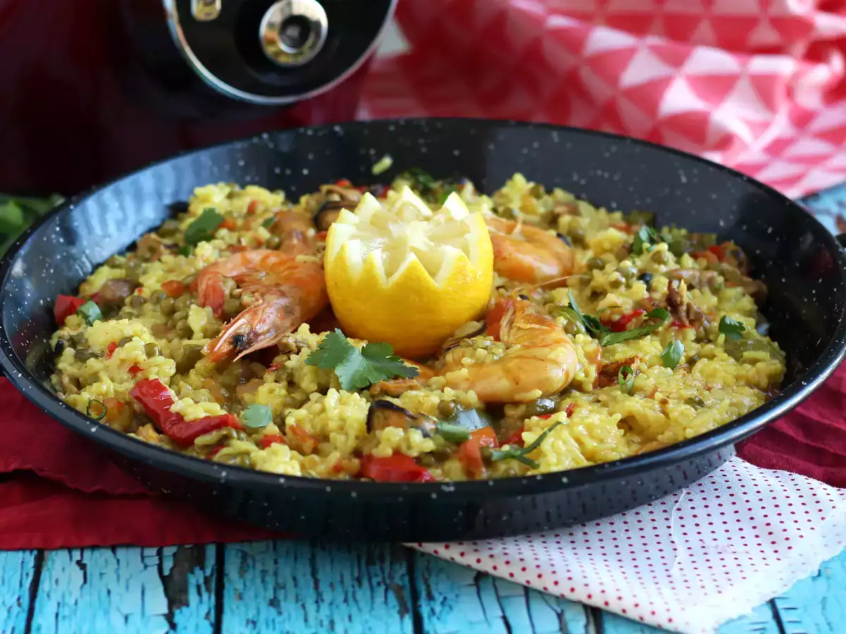 Paella super cepat dengan Cookeo - foto 4