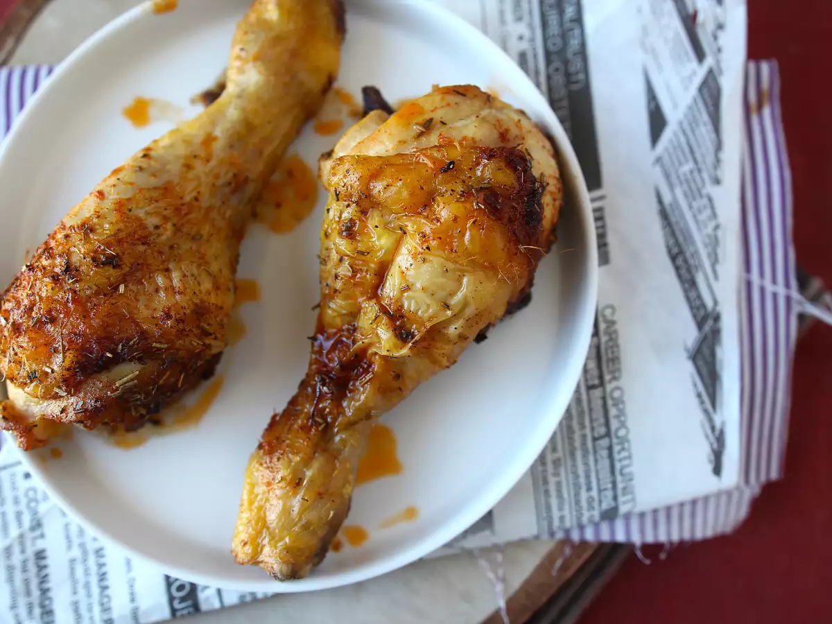 Paha Bawah Ayam Marinasi Panggang yang Cepat dan Mudah - foto 5