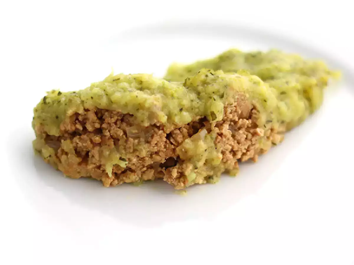 Pai gembala vegan dengan cukini dan tahu - foto 3