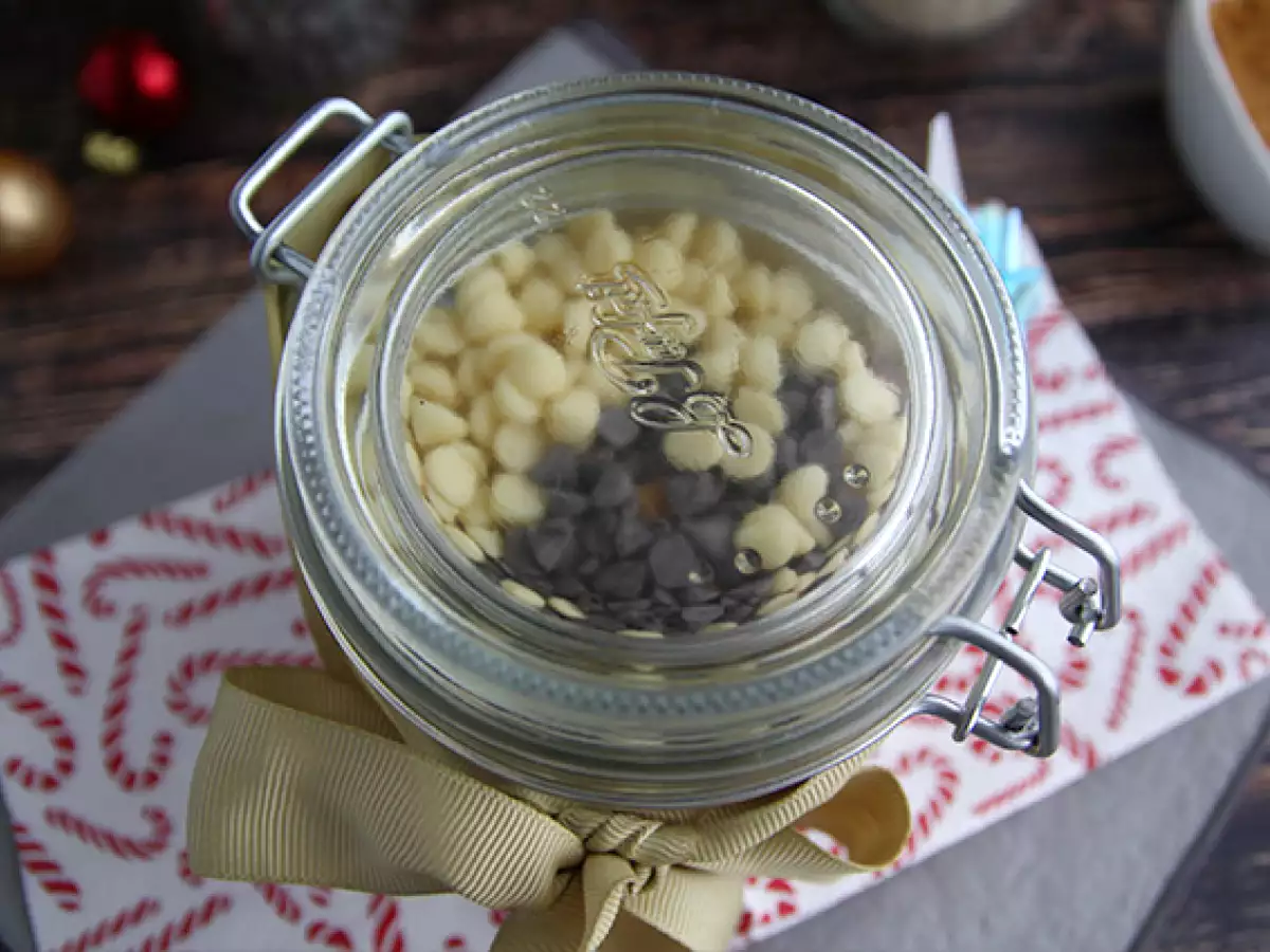 Paket Bahan Puding Beras dengan Cokelat Hitam dan Putih - foto 5