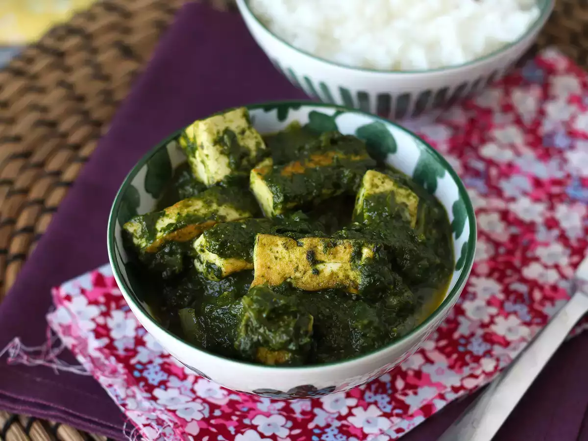 Palak tofu: kari India dengan bayam dan tahu - foto 3