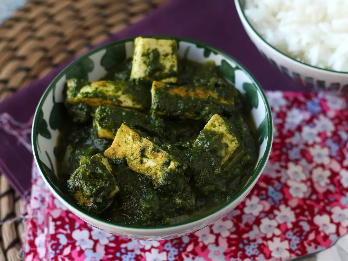 Palak tofu: kari India dengan bayam dan tahu - foto 4