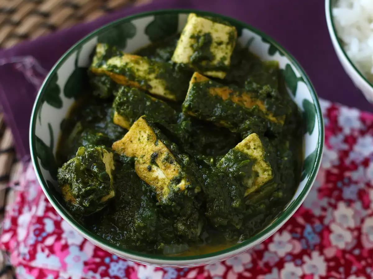 Palak tofu: kari India dengan bayam dan tahu - foto 5