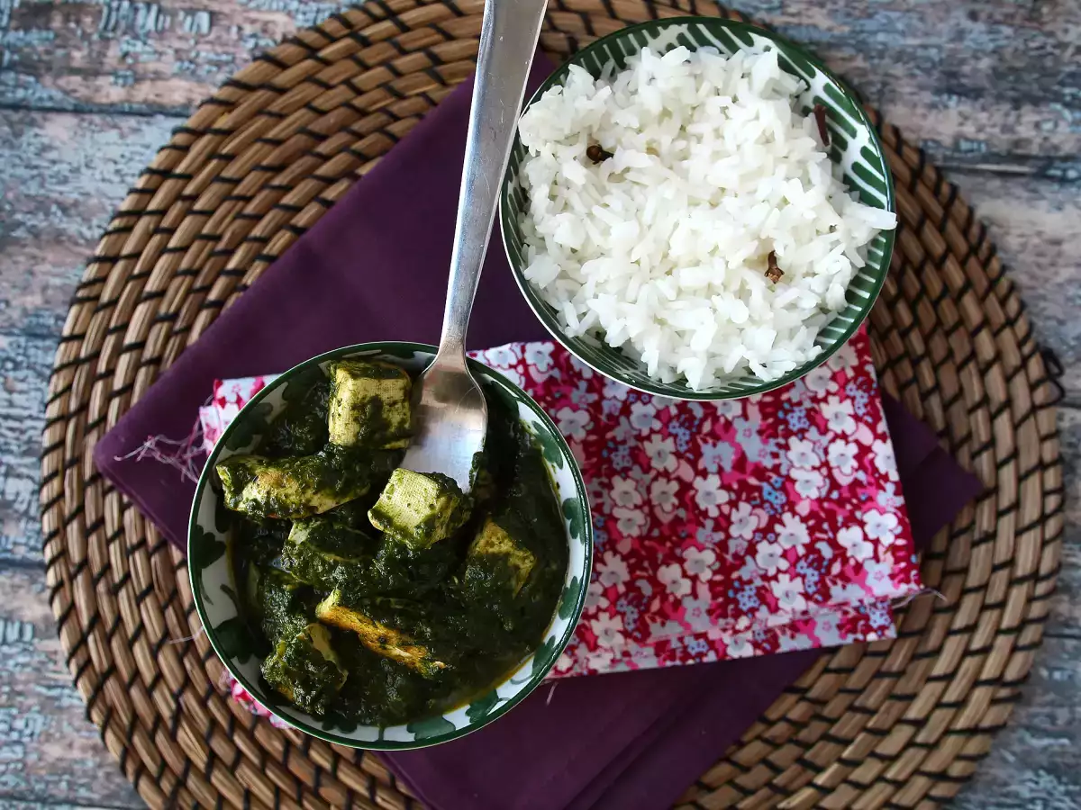Palak tofu: kari India dengan bayam dan tahu - foto 6