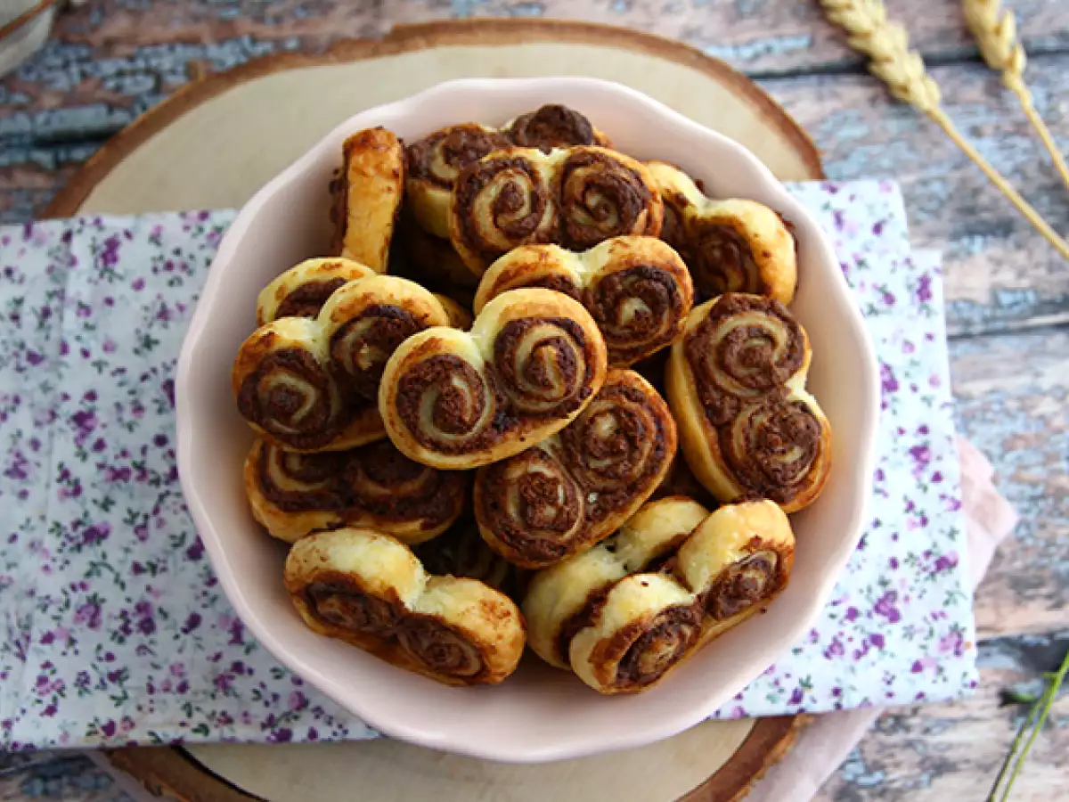 Palmier Pastry dengan Olesan Cokelat - foto 4