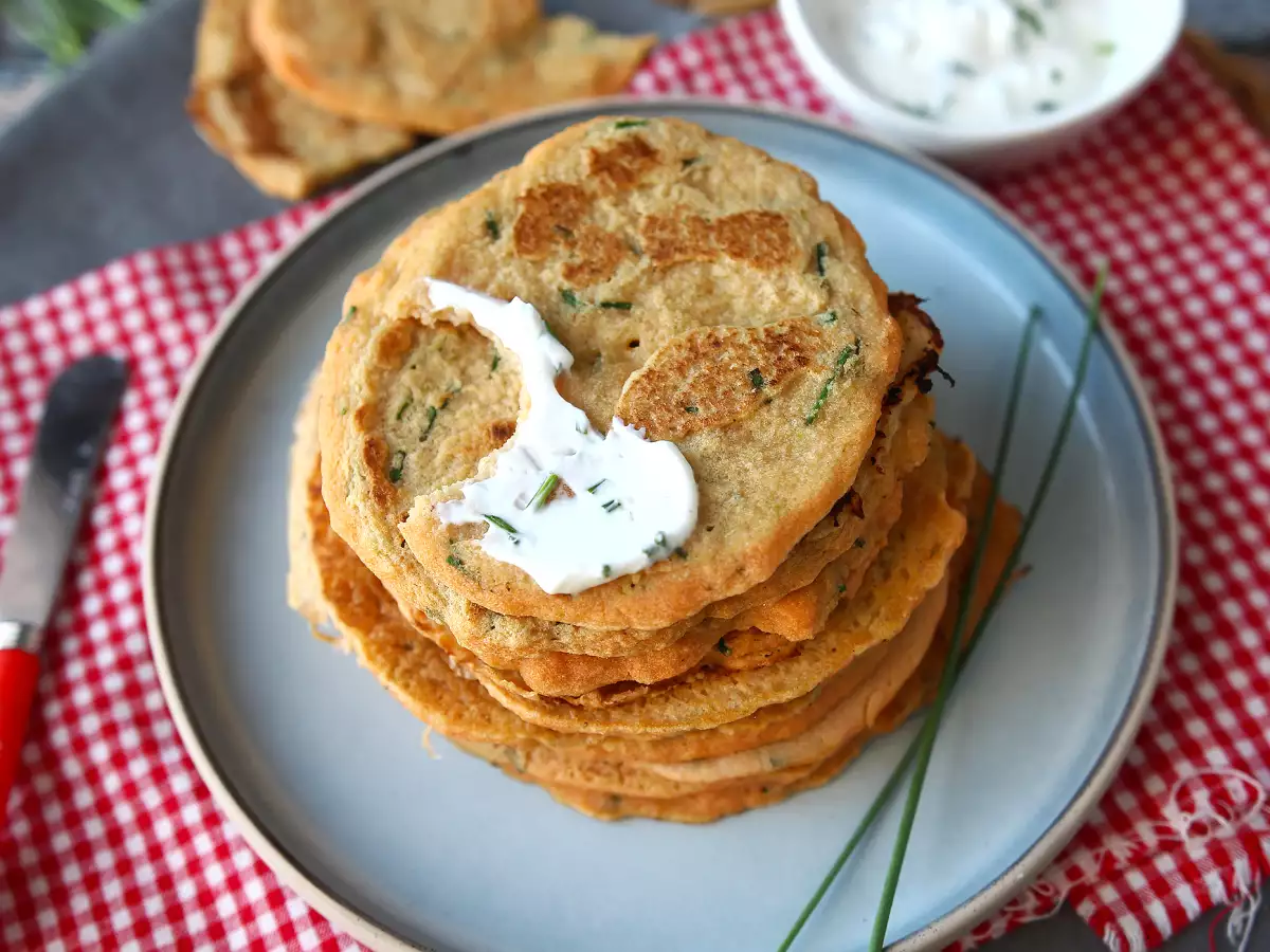 Pancake asin dengan kacang lentil merah: resep mudah dan kaya protein - foto 5