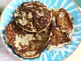 Pancake cepat bebas gluten (pisang + telur), foto 1