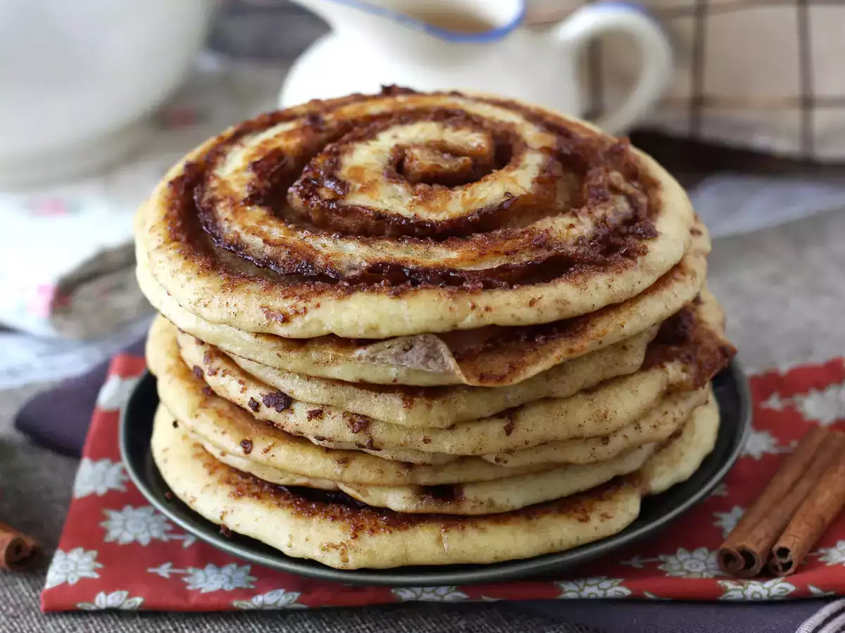 Pancake gulung kayu manis, untuk para pecinta kayu manis - foto 2