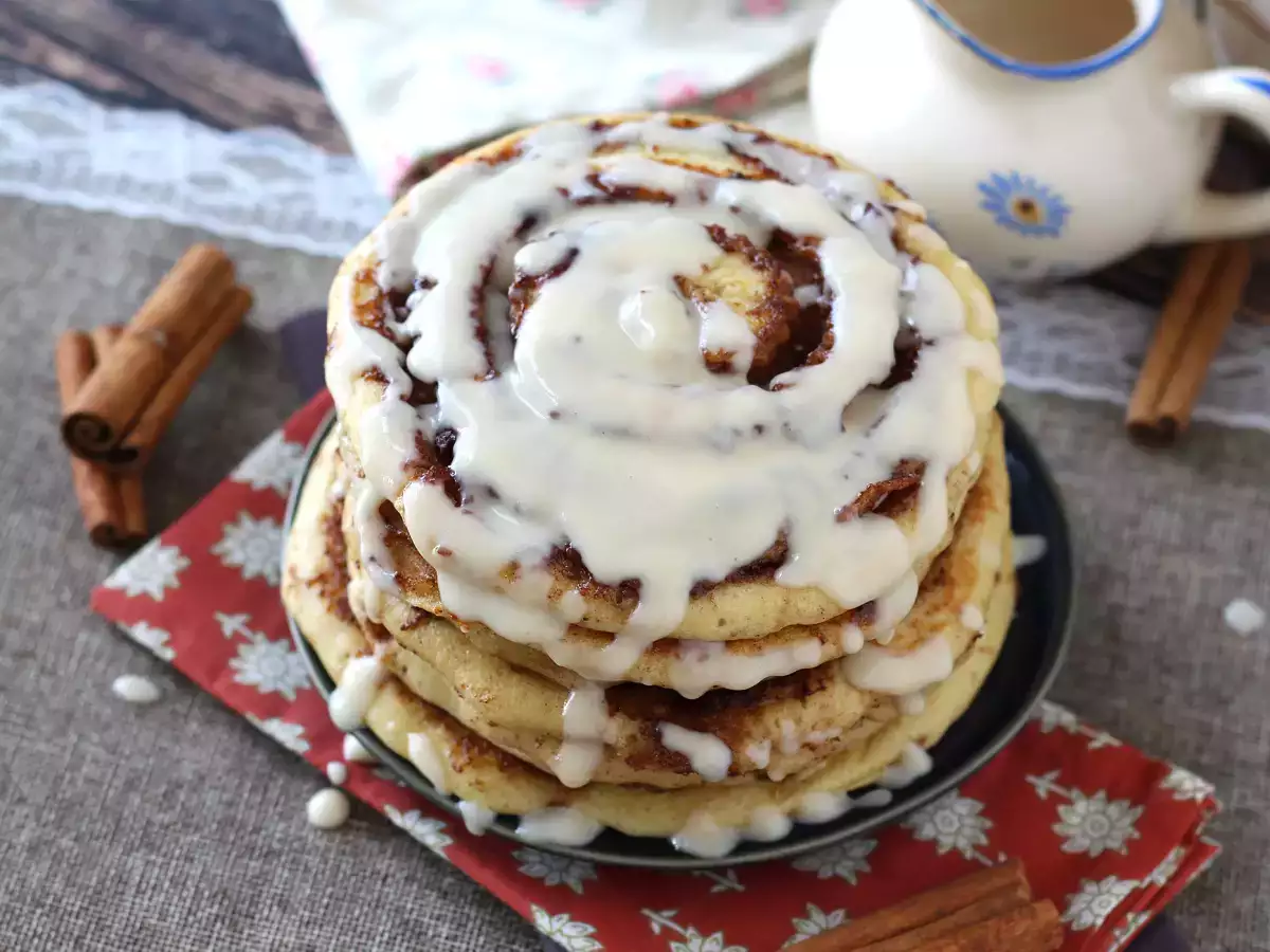 Pancake gulung kayu manis, untuk para pecinta kayu manis - foto 6