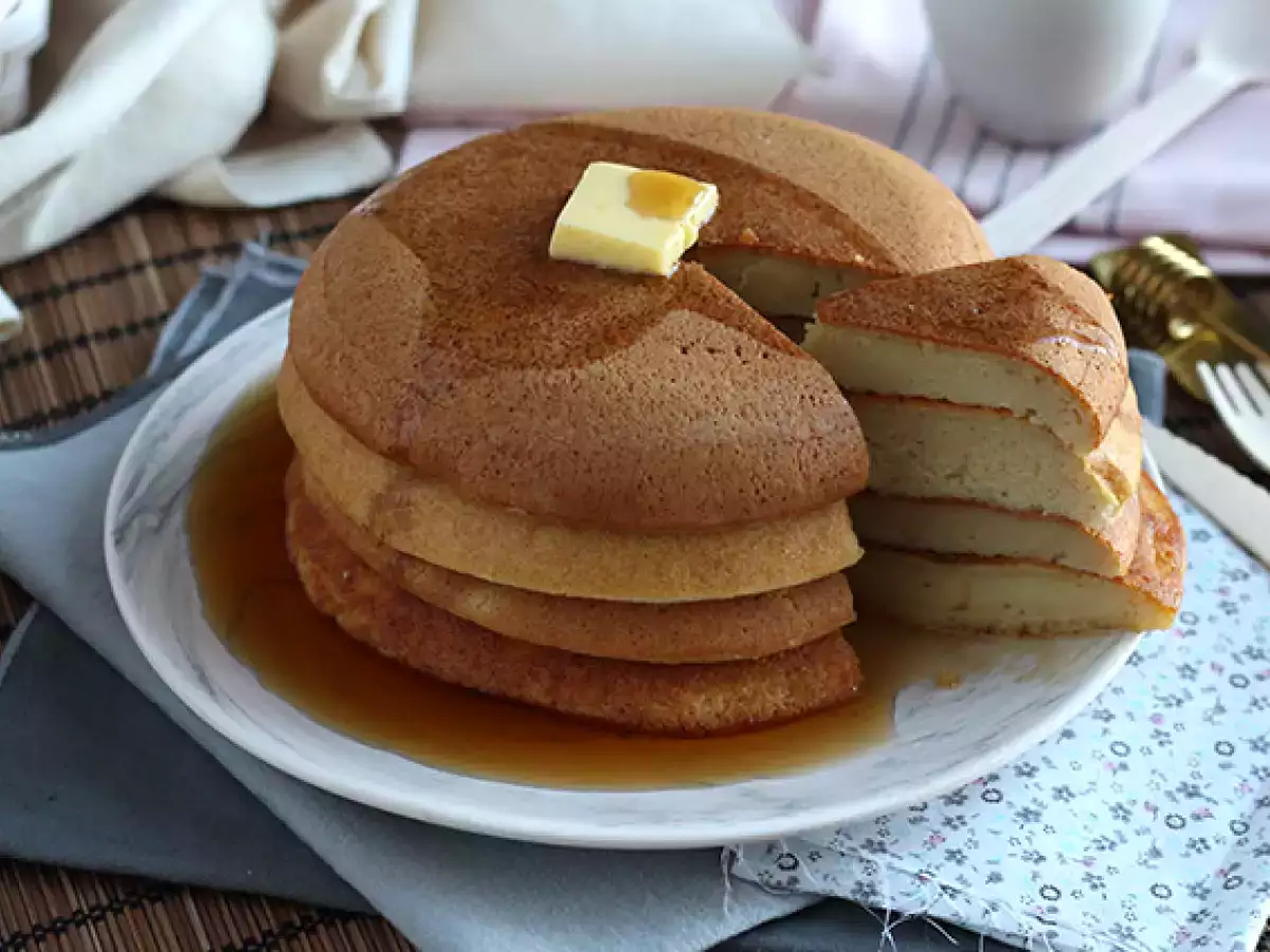 Pancake Jepang. Pancake yang lembut - foto 2