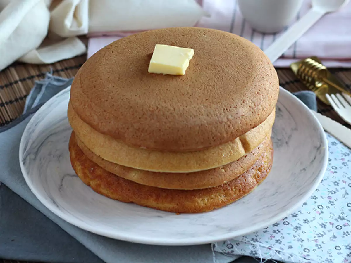 Pancake Jepang yang Lembut dan Mengembang - foto 3