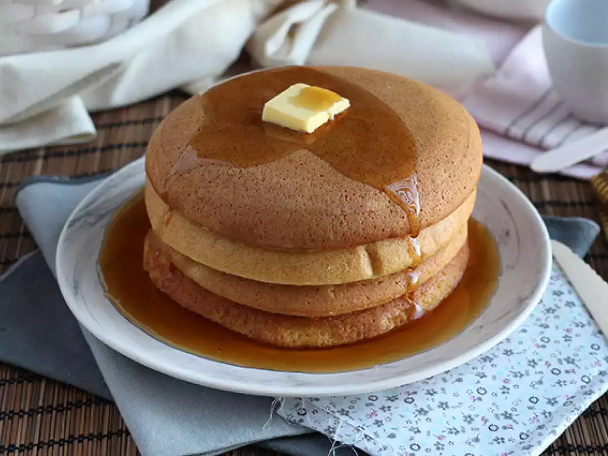 Pancake Jepang yang Lembut dan Mengembang - foto 4